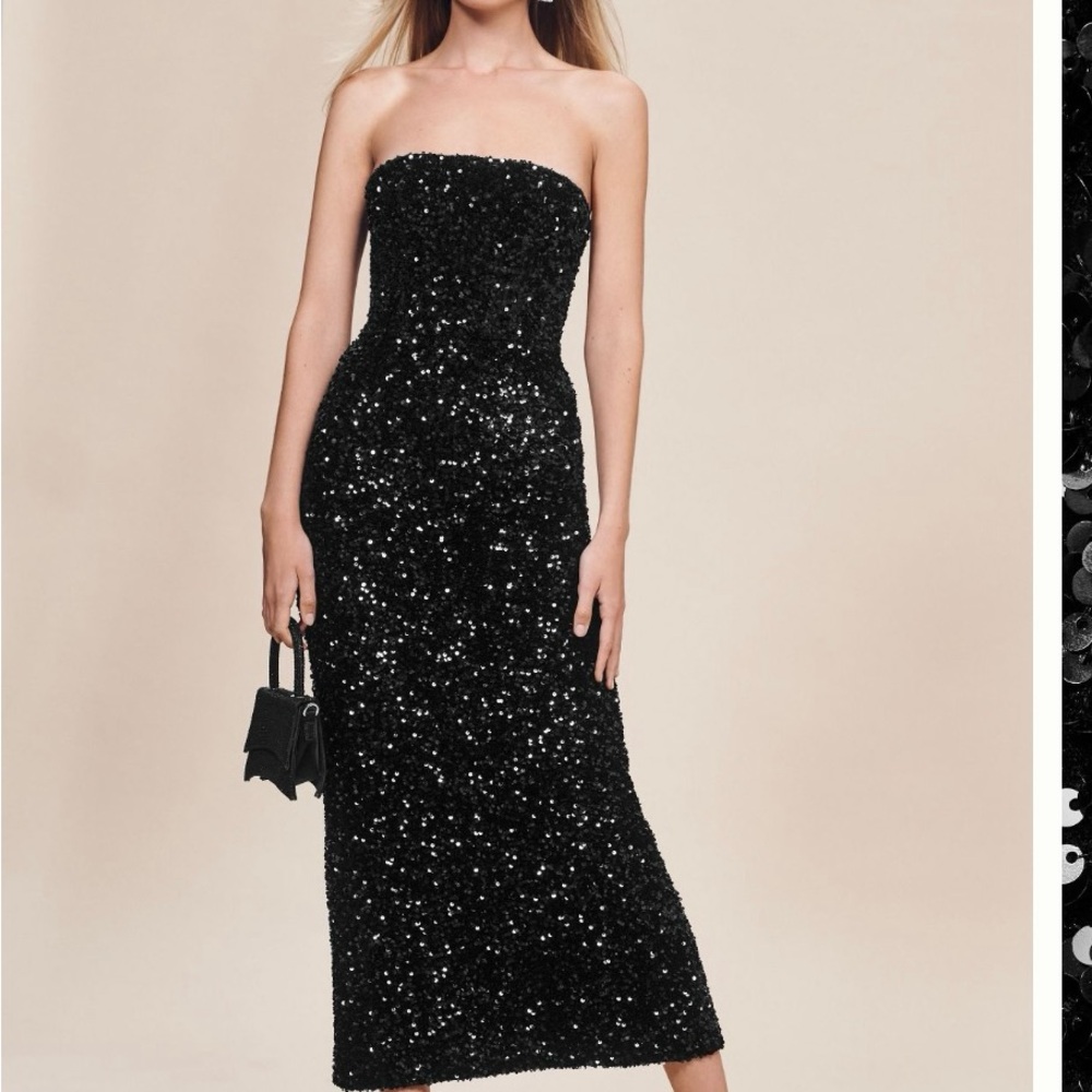 From Anthropologie Helsi Leslie Midi sequin dress size medium
